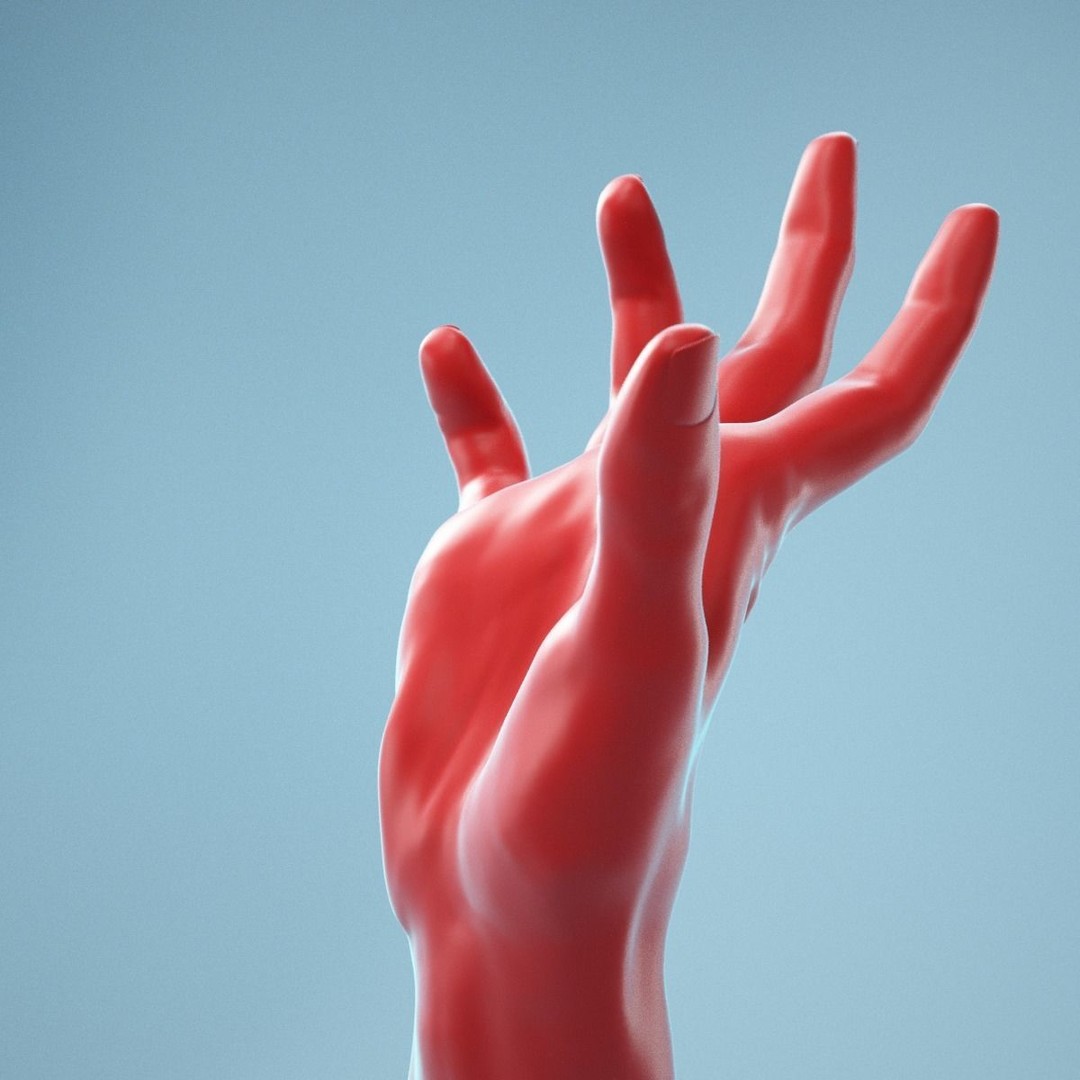 Realistic Clawing Horror Hand 3D Model – High Poly PBR Scan, FBX - View 10