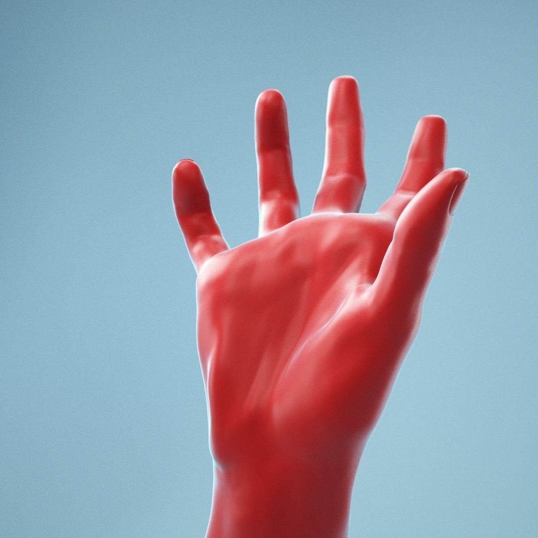 Realistic Clawing Horror Hand 3D Model – High Poly PBR Scan, FBX - View 11