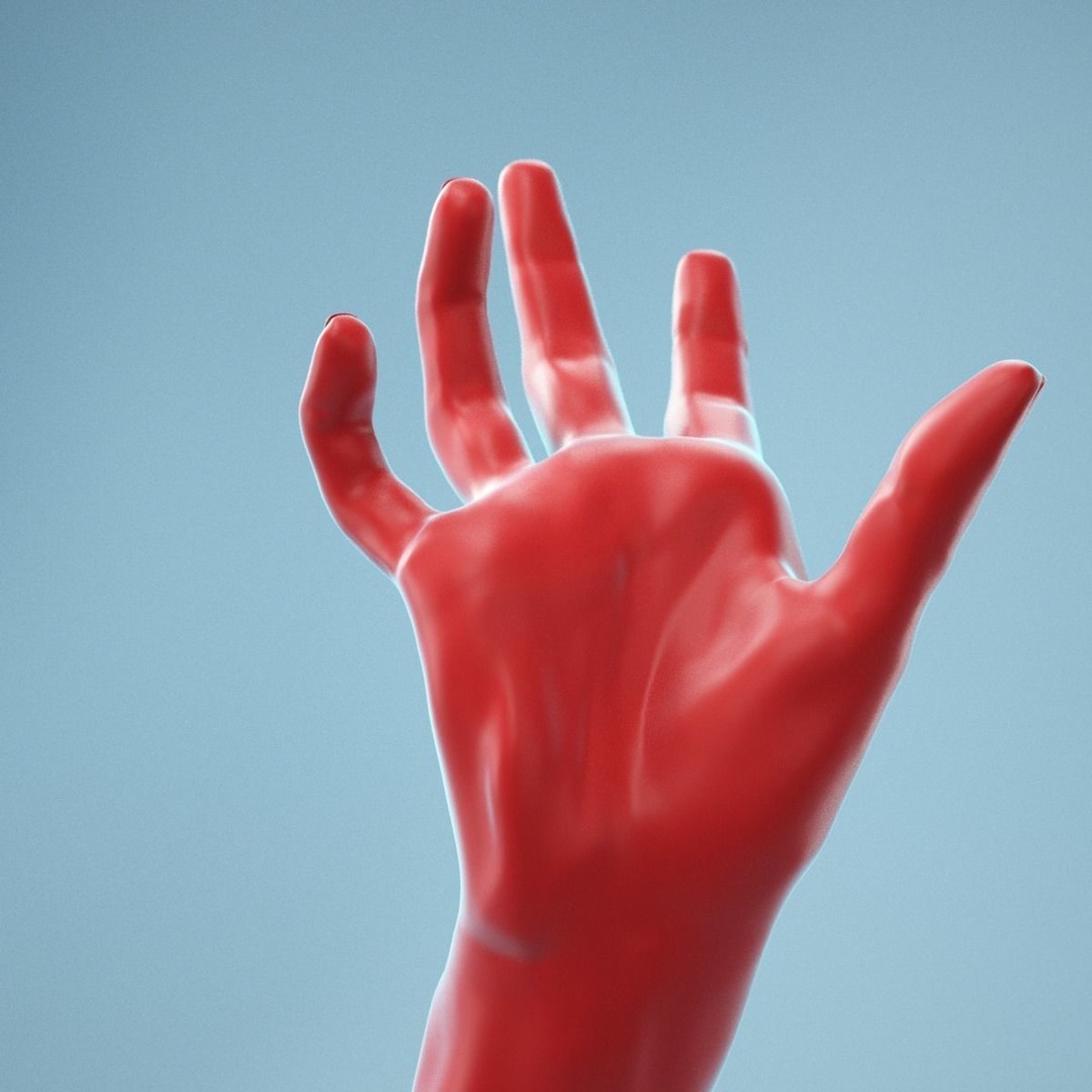 Realistic Clawing Horror Hand 3D Model – High Poly PBR Scan, FBX - View 12