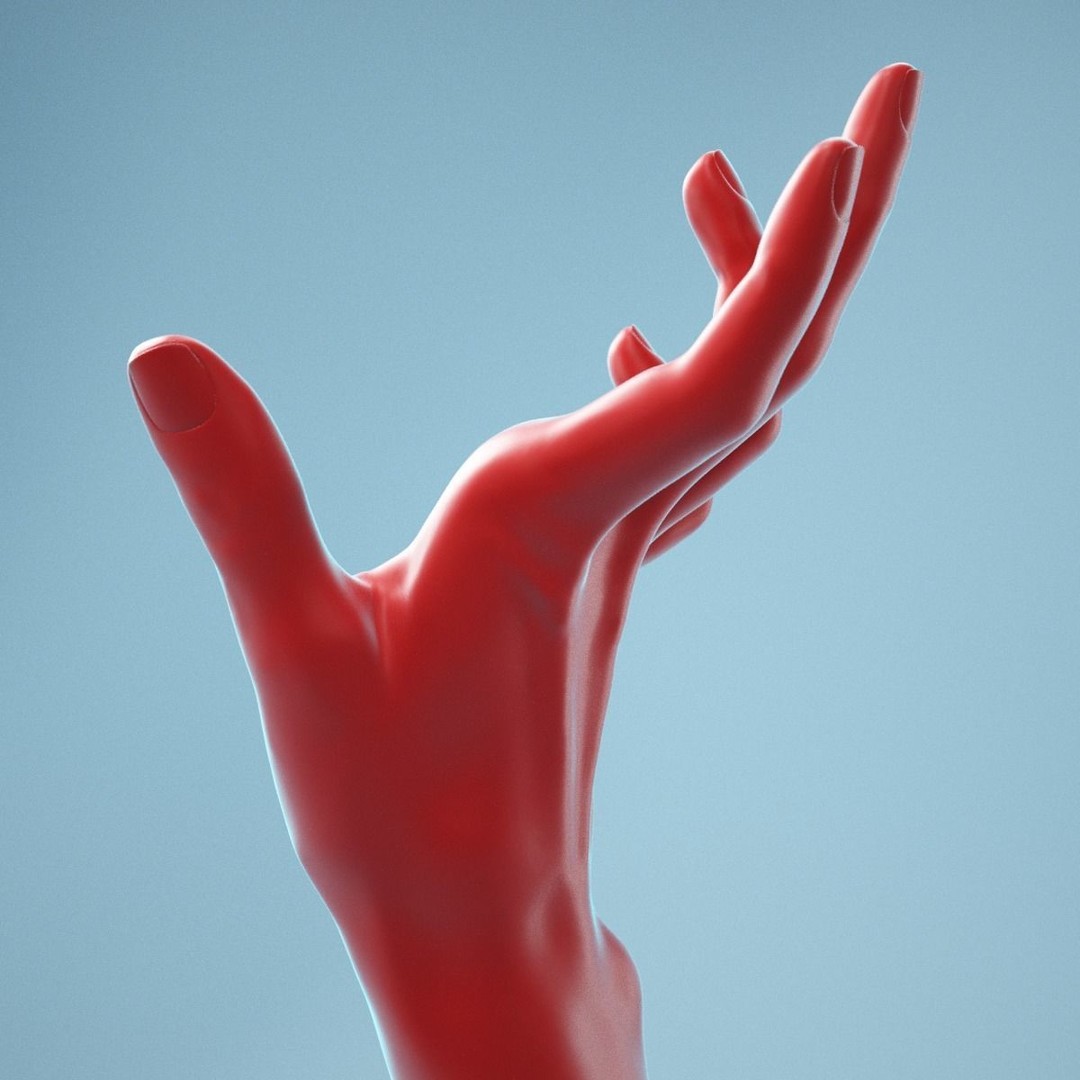 Realistic Clawing Horror Hand 3D Model – High Poly PBR Scan, FBX - View 8