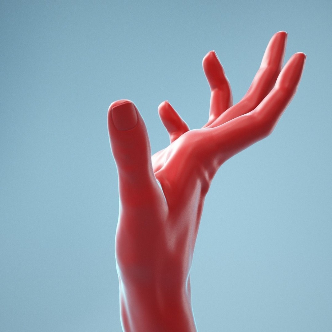 Realistic Clawing Horror Hand 3D Model – High Poly PBR Scan, FBX - View 9