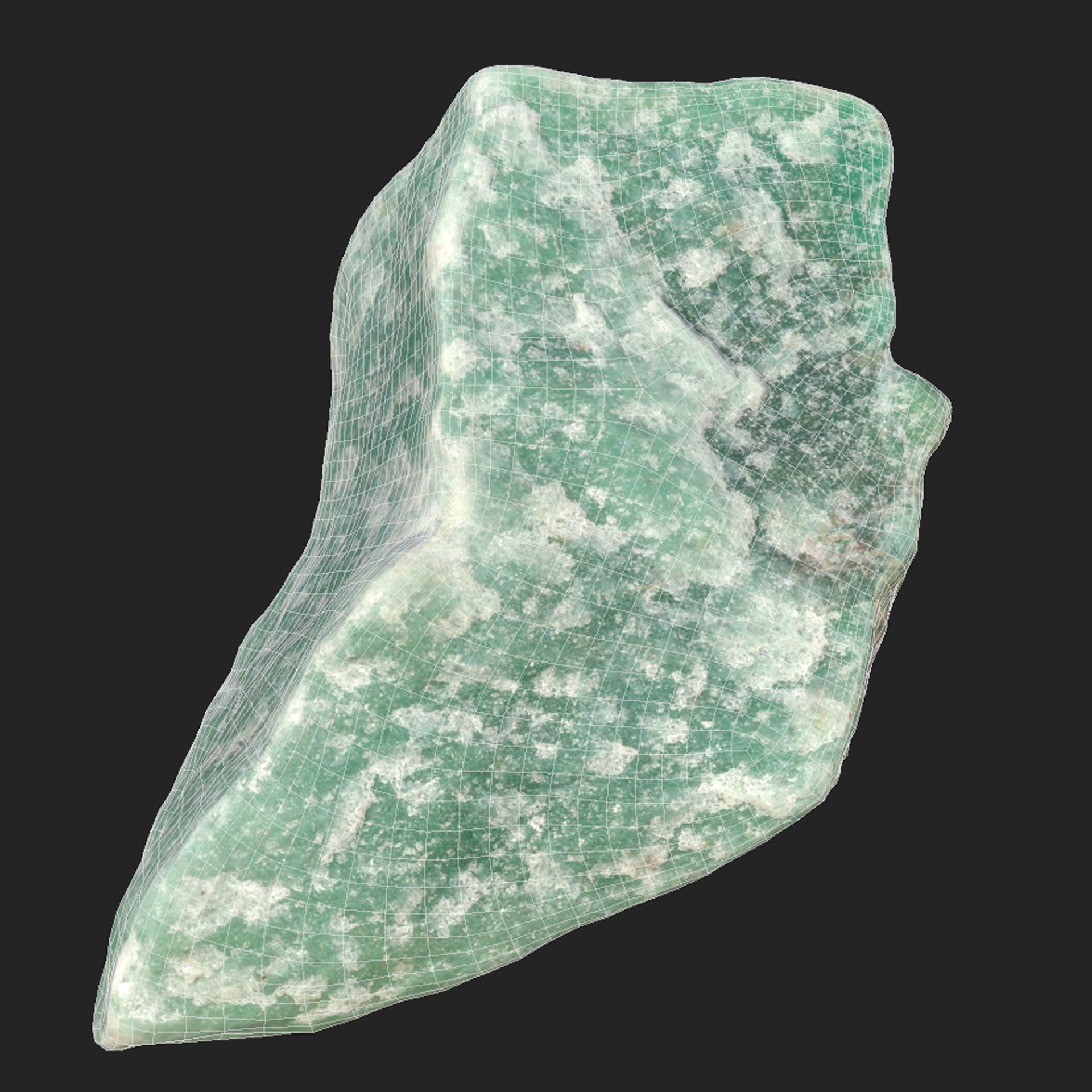 Aventurine Jade - Low-Poly Game-Ready 3D Model - View 8