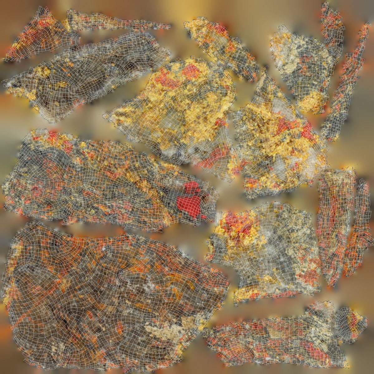 Realgar Gemstone - Low-Poly Game-Ready 3D Model