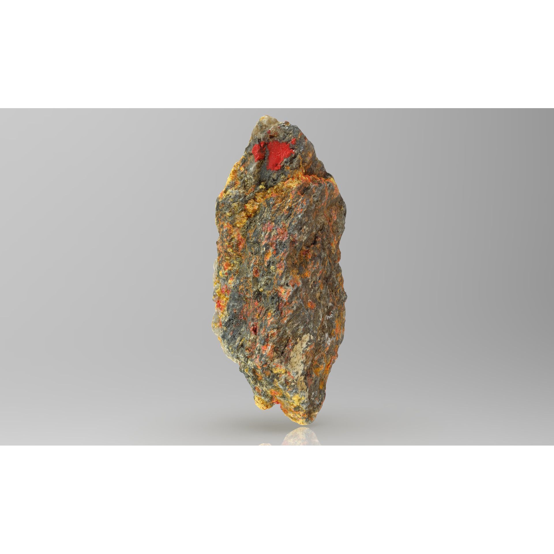 Realgar Gemstone - Low-Poly Game-Ready 3D Model - View 4