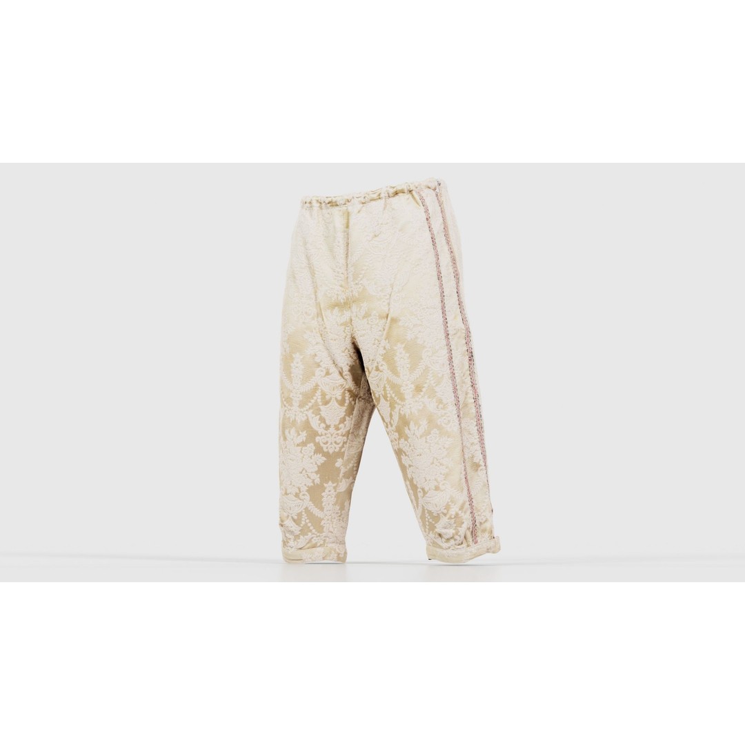 Nature Trousers 3D Model – Low Poly Floral Pants, Game Ready FBX