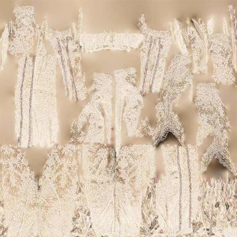 Nature Trousers 3D Model – Low Poly Floral Pants, Game Ready FBX - View 16