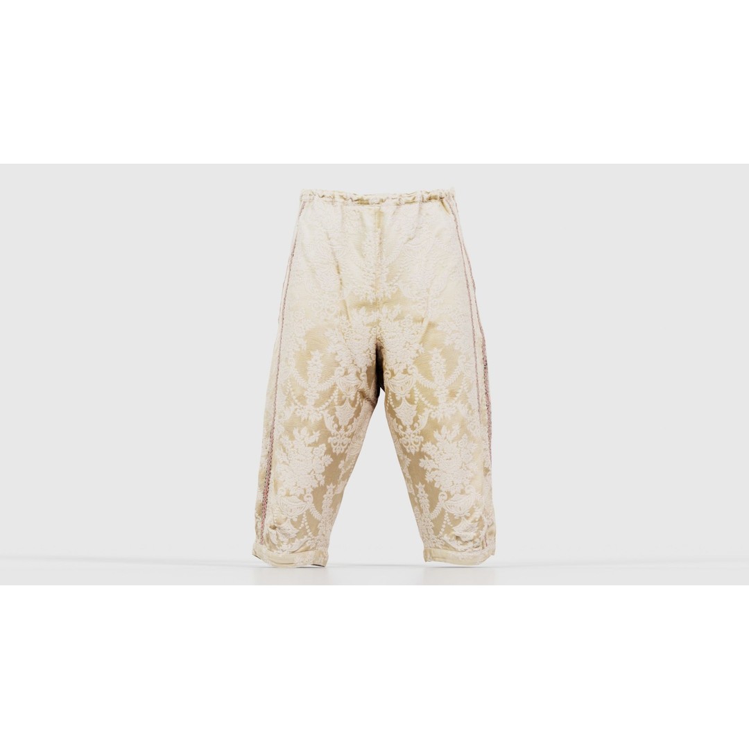 Nature Trousers 3D Model – Low Poly Floral Pants, Game Ready FBX - View 17