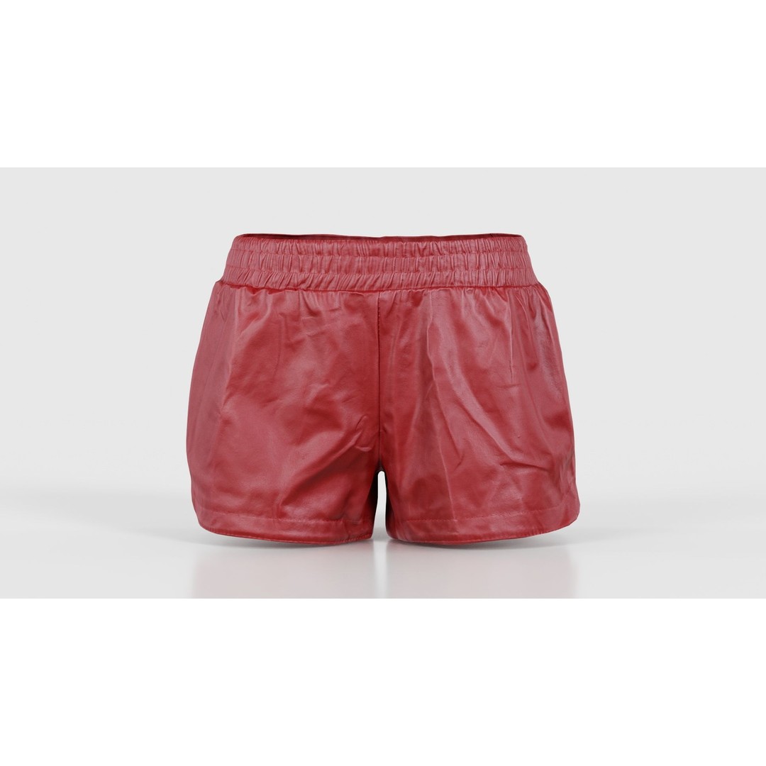 Leather Sports Shorts 3D Model – Low Poly PBR Game Asset, FBX - View 17