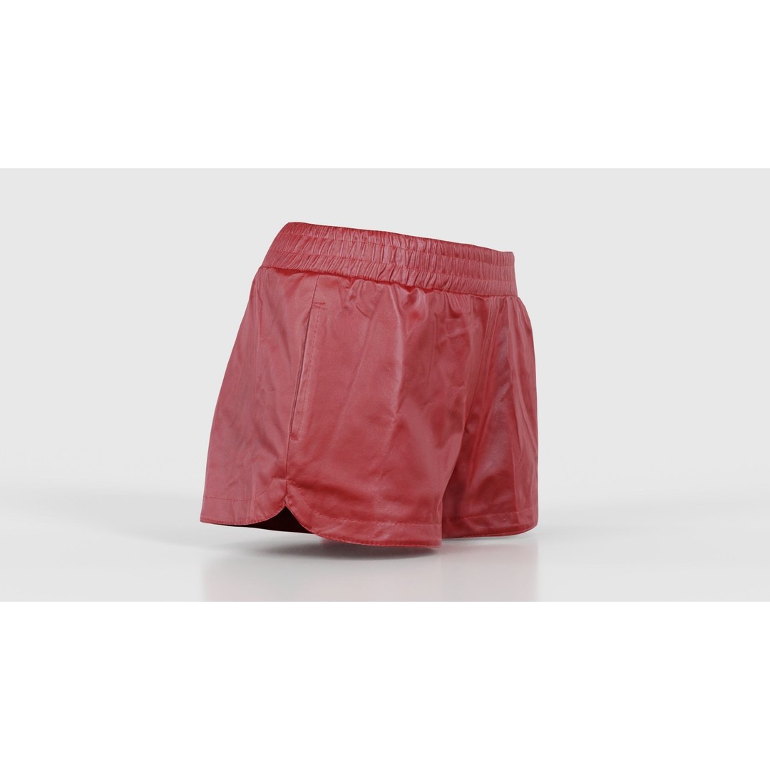 Leather Sports Shorts 3D Model – Low Poly PBR Game Asset, FBX - View 19
