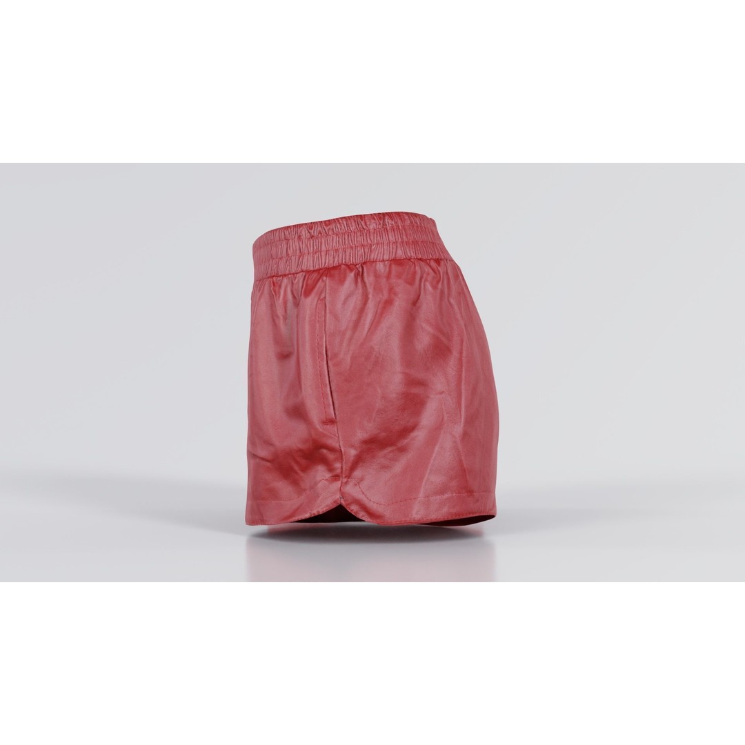 Leather Sports Shorts 3D Model – Low Poly PBR Game Asset, FBX - View 3