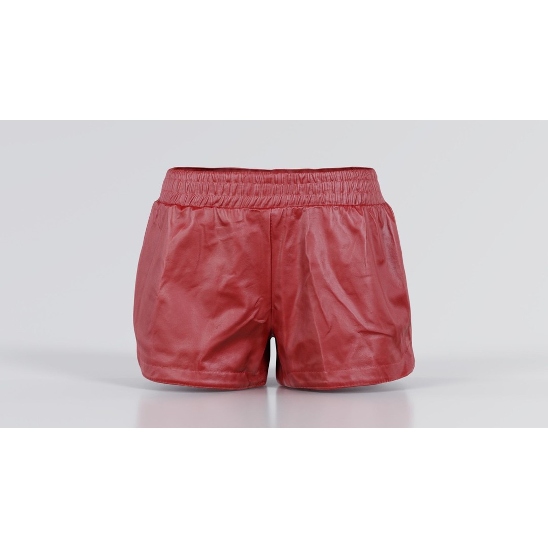 Leather Sports Shorts 3D Model – Low Poly PBR Game Asset, FBX - View 6