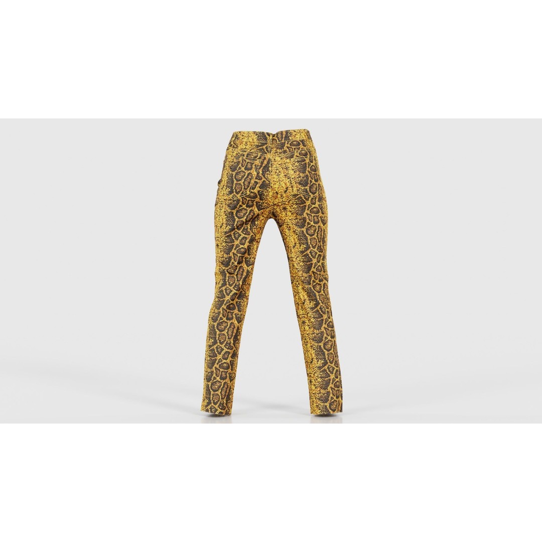 Snake Pattern Trousers 3D Model – Low Poly Game-Ready Asset, FBX & Blender - View 23