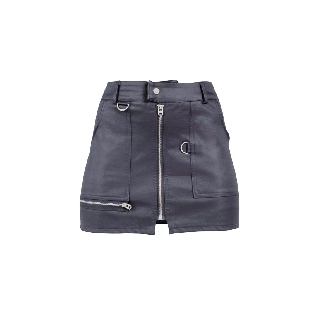 Leather Skirt 3D Model – Low Poly Game Asset, FBX, PBR Textures - View 2