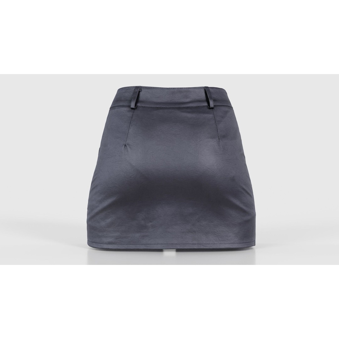 Leather Skirt 3D Model – Low Poly Game Asset, FBX, PBR Textures - View 23