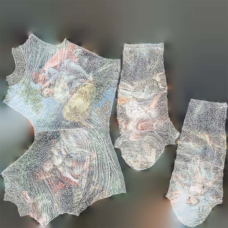 Tattoo Painting Mesh Top 3D Model – Low Poly Apparel, Game Ready, FBX - View 16