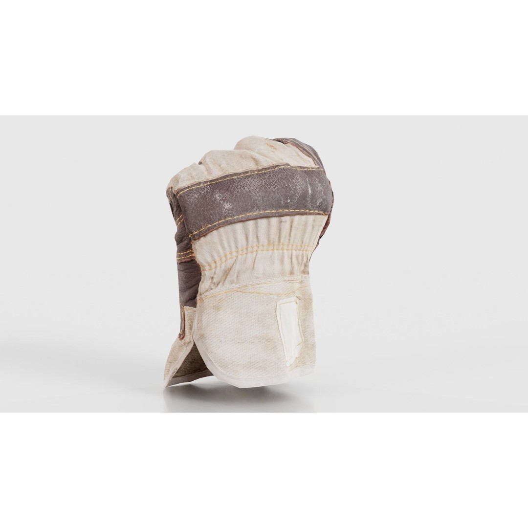 Gloved Hand 3D Model – Low Poly Photogrammetric Asset, FBX, Blender - View 26