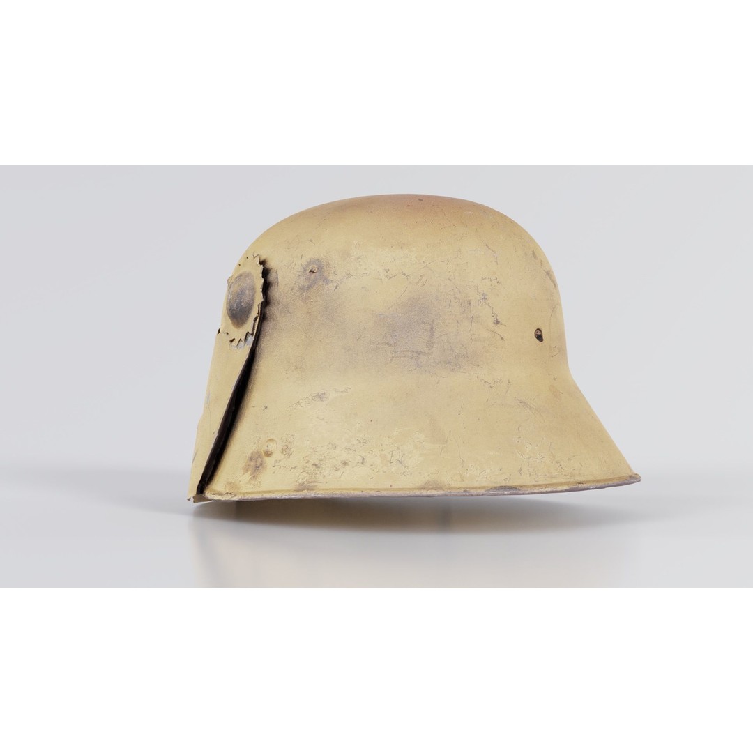 Gear Helmet Low-Poly 3D Model – Photogrammetry Scanned Asset, FBX - View 10