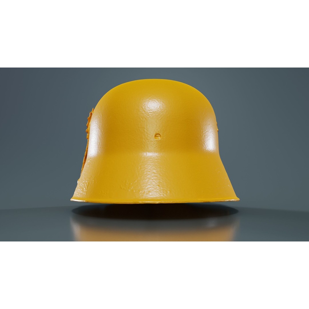 Gear Helmet Low-Poly 3D Model – Photogrammetry Scanned Asset, FBX - View 15