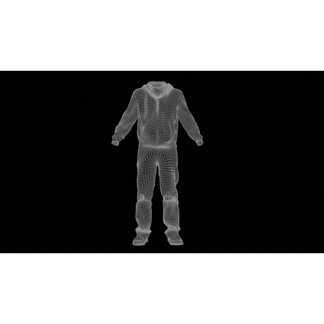 Casual Outfit 3D Model – Low Poly Character Clothing, FBX/OBJ - View 13
