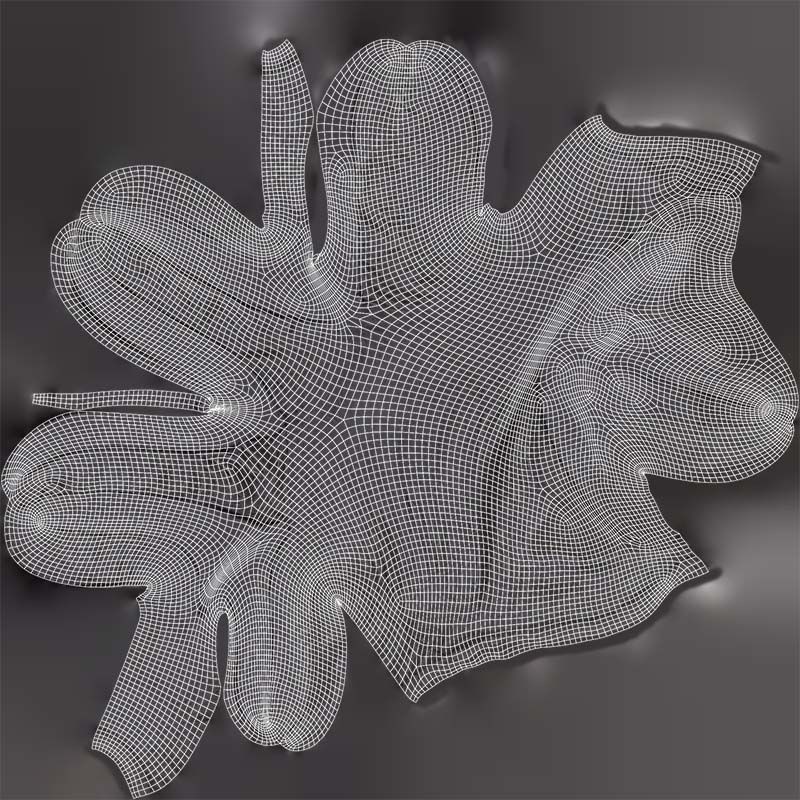 Vinyl Open Glove 3D Model – Low Poly PBR Asset, FBX, OBJ - View 16