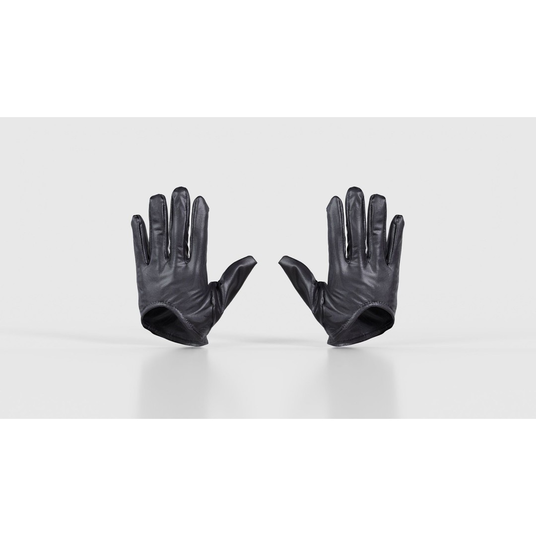 Vinyl Open Glove 3D Model – Low Poly PBR Asset, FBX, OBJ - View 17