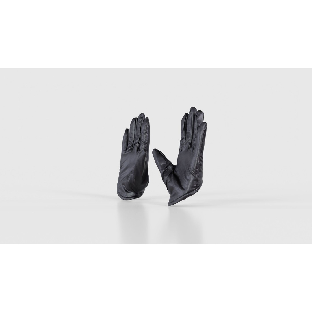Vinyl Open Glove 3D Model – Low Poly PBR Asset, FBX, OBJ - View 21