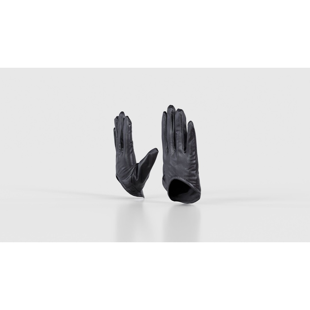 Vinyl Open Glove 3D Model – Low Poly PBR Asset, FBX, OBJ - View 27