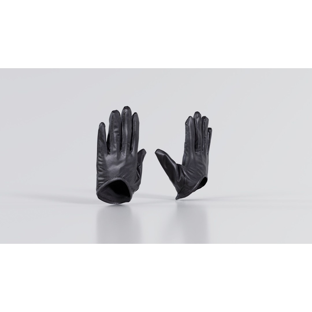 Vinyl Open Glove 3D Model – Low Poly PBR Asset, FBX, OBJ - View 9