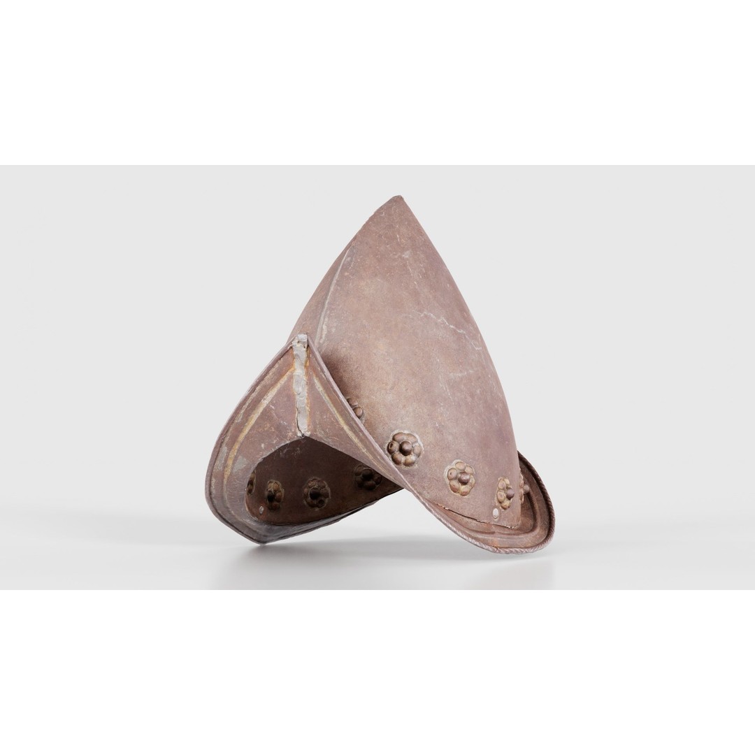 Spanish Flower Hat 3D Model – Low Poly Character Headwear, FBX & Blender