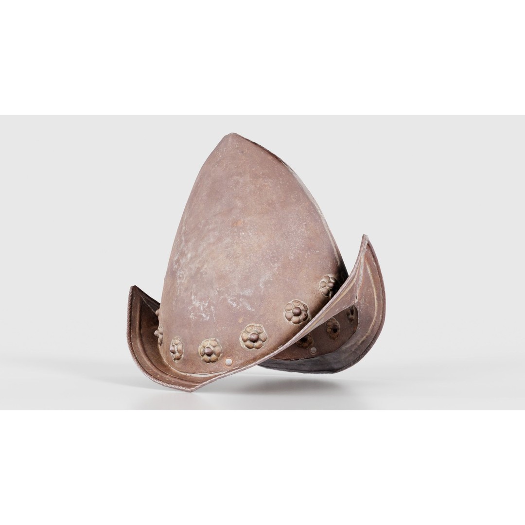 Spanish Flower Hat 3D Model – Low Poly Character Headwear, FBX & Blender - View 19