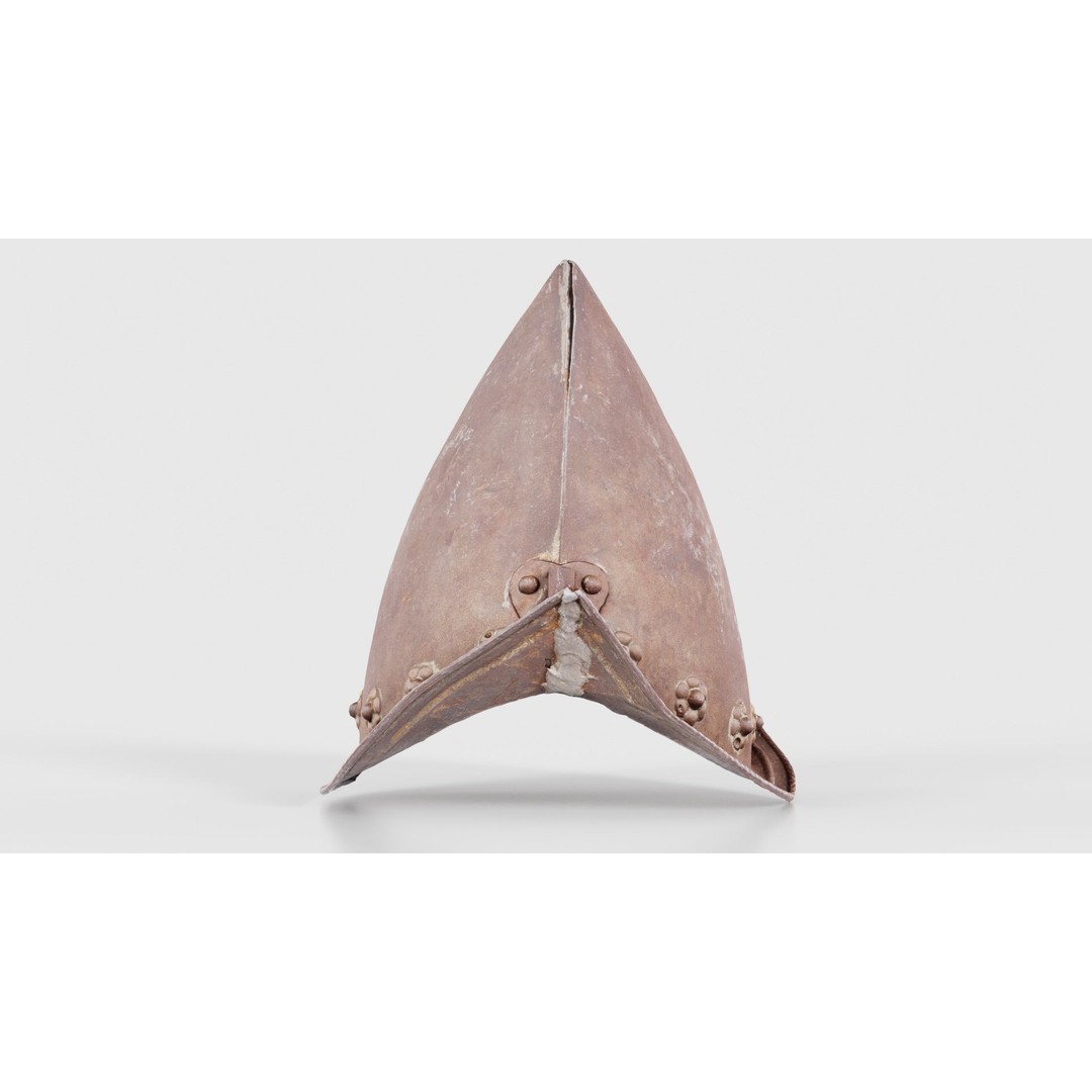 Spanish Flower Hat 3D Model – Low Poly Character Headwear, FBX & Blender - View 23