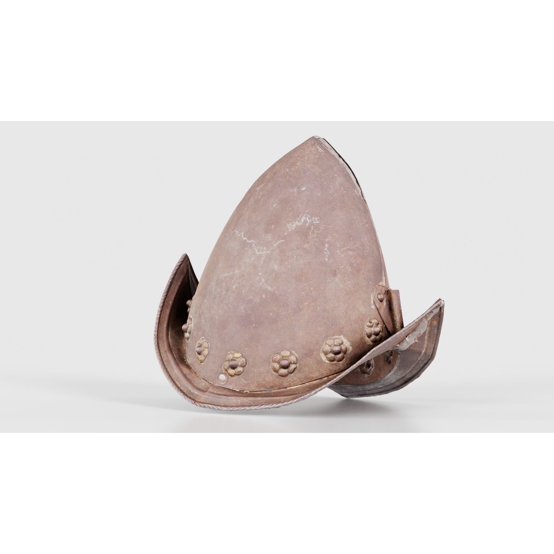 Spanish Flower Hat 3D Model – Low Poly Character Headwear, FBX & Blender - View 25