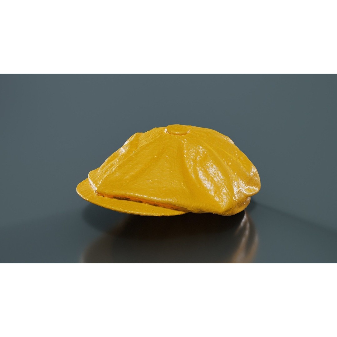 Peaky Blinders Hat 3D Model – Low Poly Apparel with PBR Textures, FBX - View 14