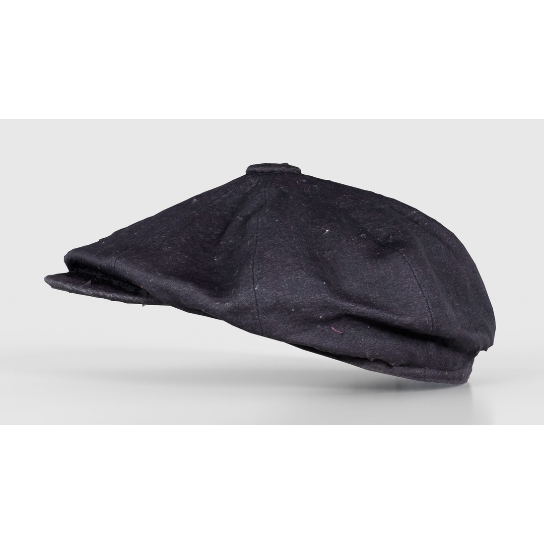 Peaky Blinders Hat 3D Model – Low Poly Apparel with PBR Textures, FBX - View 26