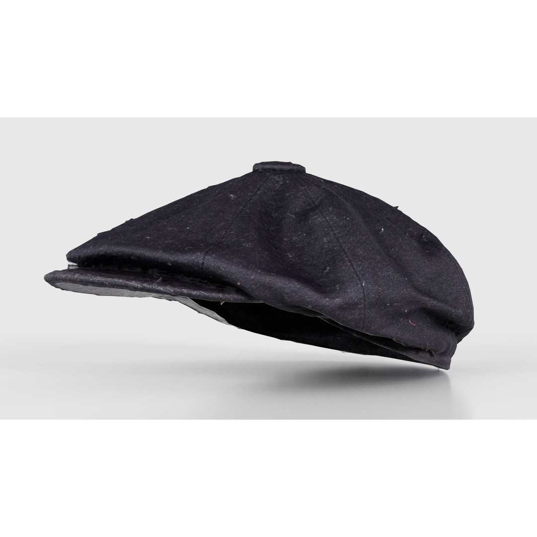 Peaky Blinders Hat 3D Model – Low Poly Apparel with PBR Textures, FBX - View 27