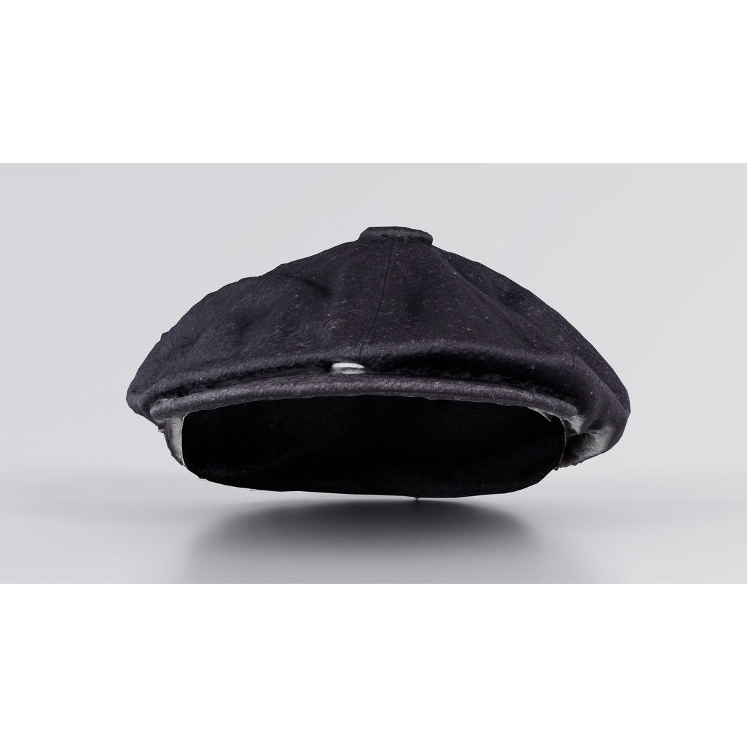 Peaky Blinders Hat 3D Model – Low Poly Apparel with PBR Textures, FBX - View 4