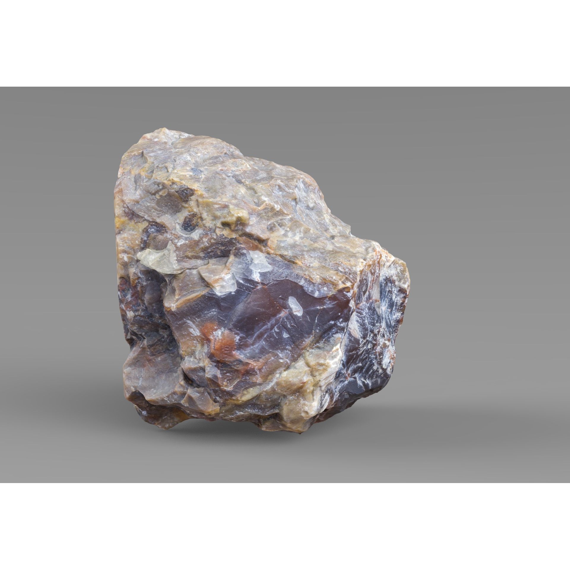 Agate Gemstone - Low-Poly Game-Ready 3D Model - View 4
