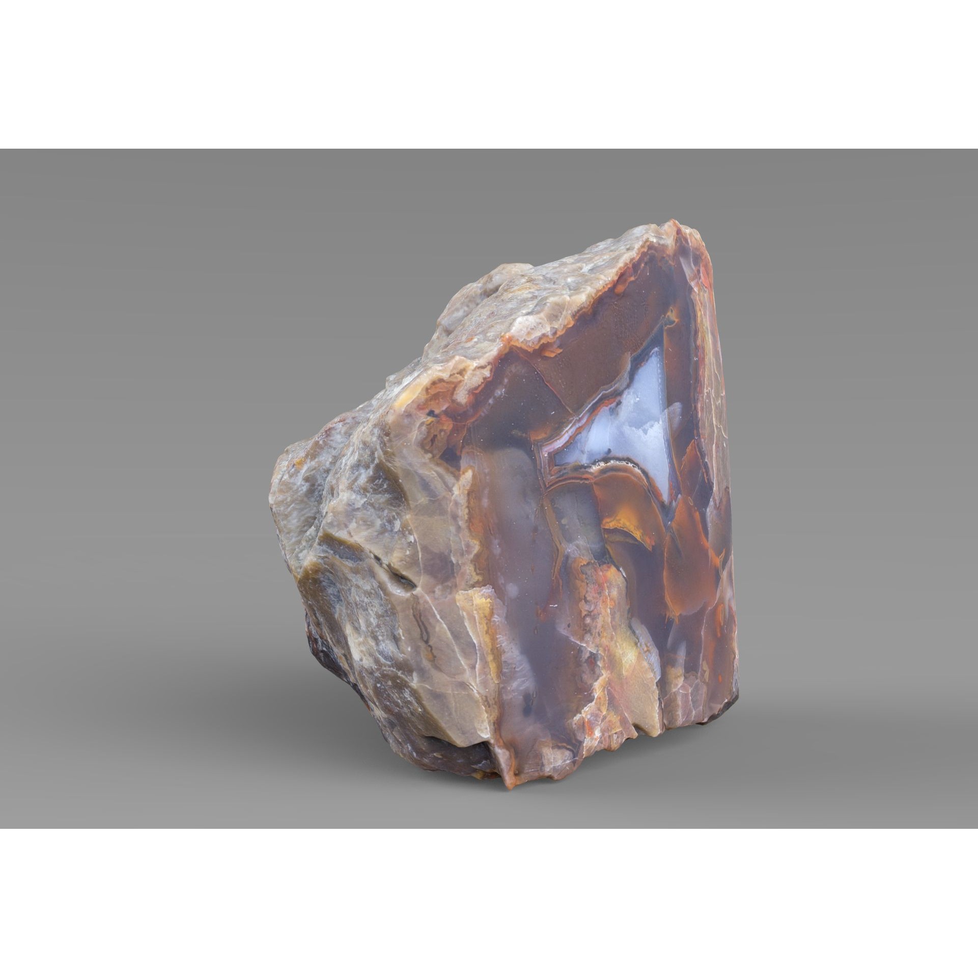 Agate Gemstone - Low-Poly Game-Ready 3D Model - View 7