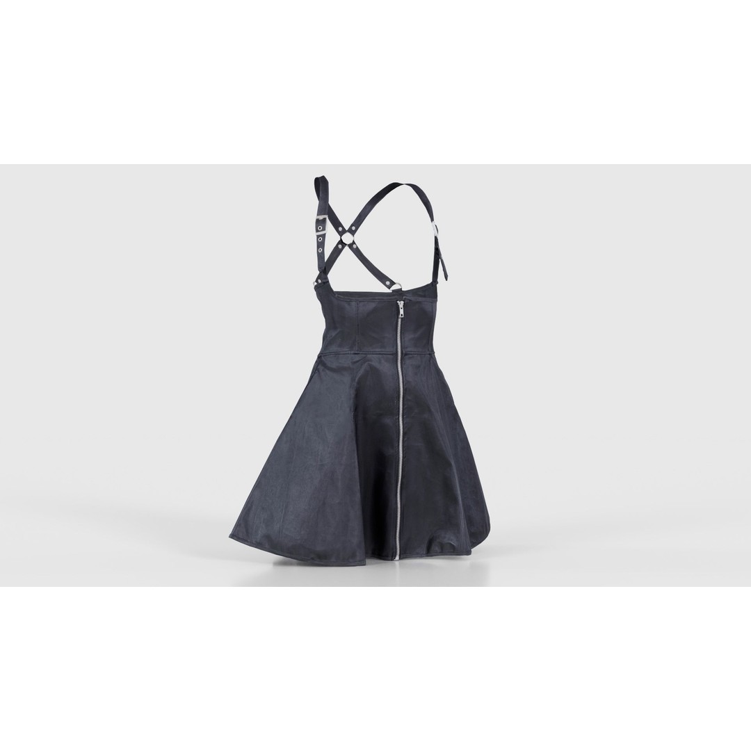 Crossed Back Fetish Dress 3D Model – Low Poly PBR Character Asset, Blender - View 18