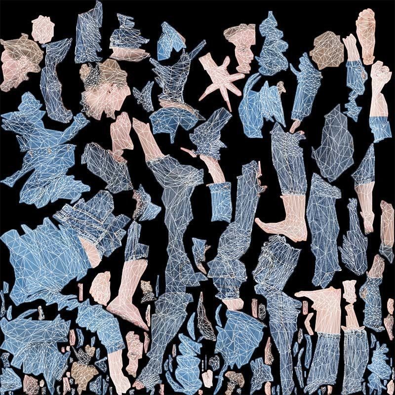 Woman Holding Pole 3D Model – Low-Poly Character with PBR Textures - View 16