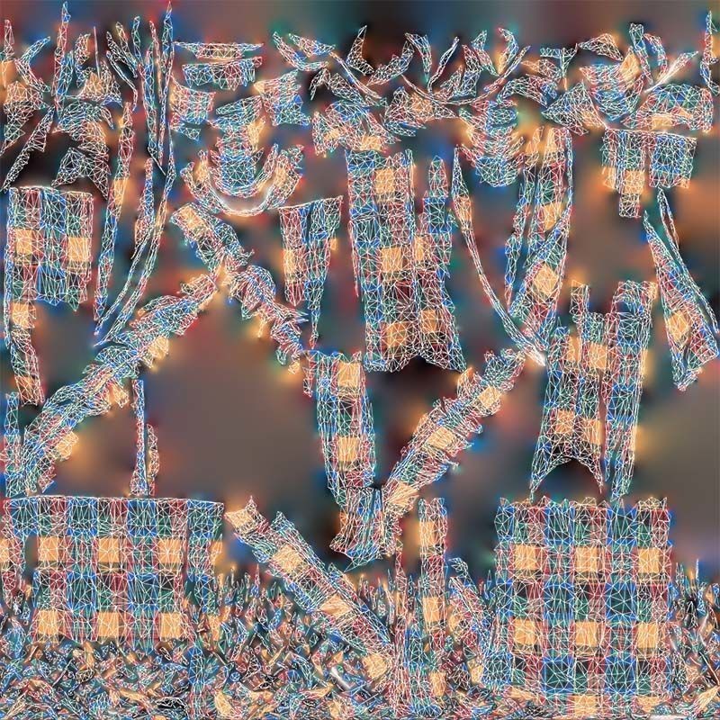 Clown Jacket 3D Model – Low Poly Open Outerwear, FBX, PBR - View 16