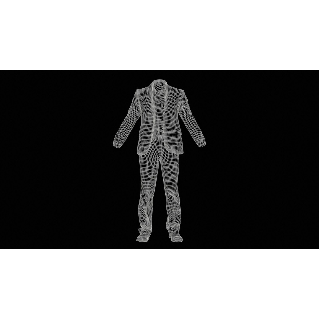 Casual Outfit 33 3D Model – Low Poly Male Character with PBR Textures - View 13