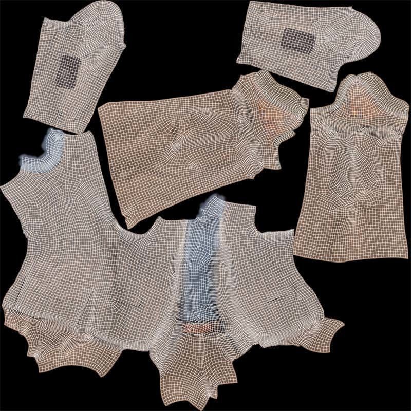 Casual Outfit 33 3D Model – Low Poly Male Character with PBR Textures - View 16