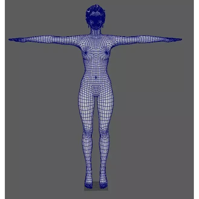 Zhang Ziyi 3D Model – Low Poly Rigged Character for Animation