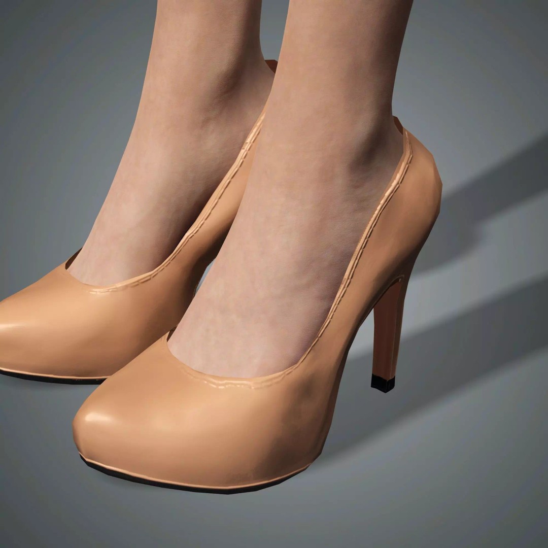 Zhang Ziyi 3D Model – Low Poly Rigged Character for Animation - View 20