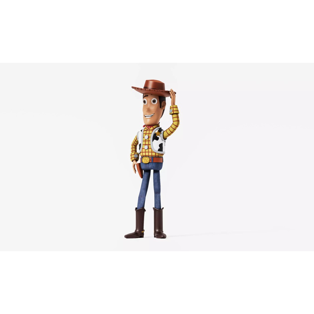 Cowboy Toy Character 3D Model – Realistic Game-Ready Asset, FBX - View 5