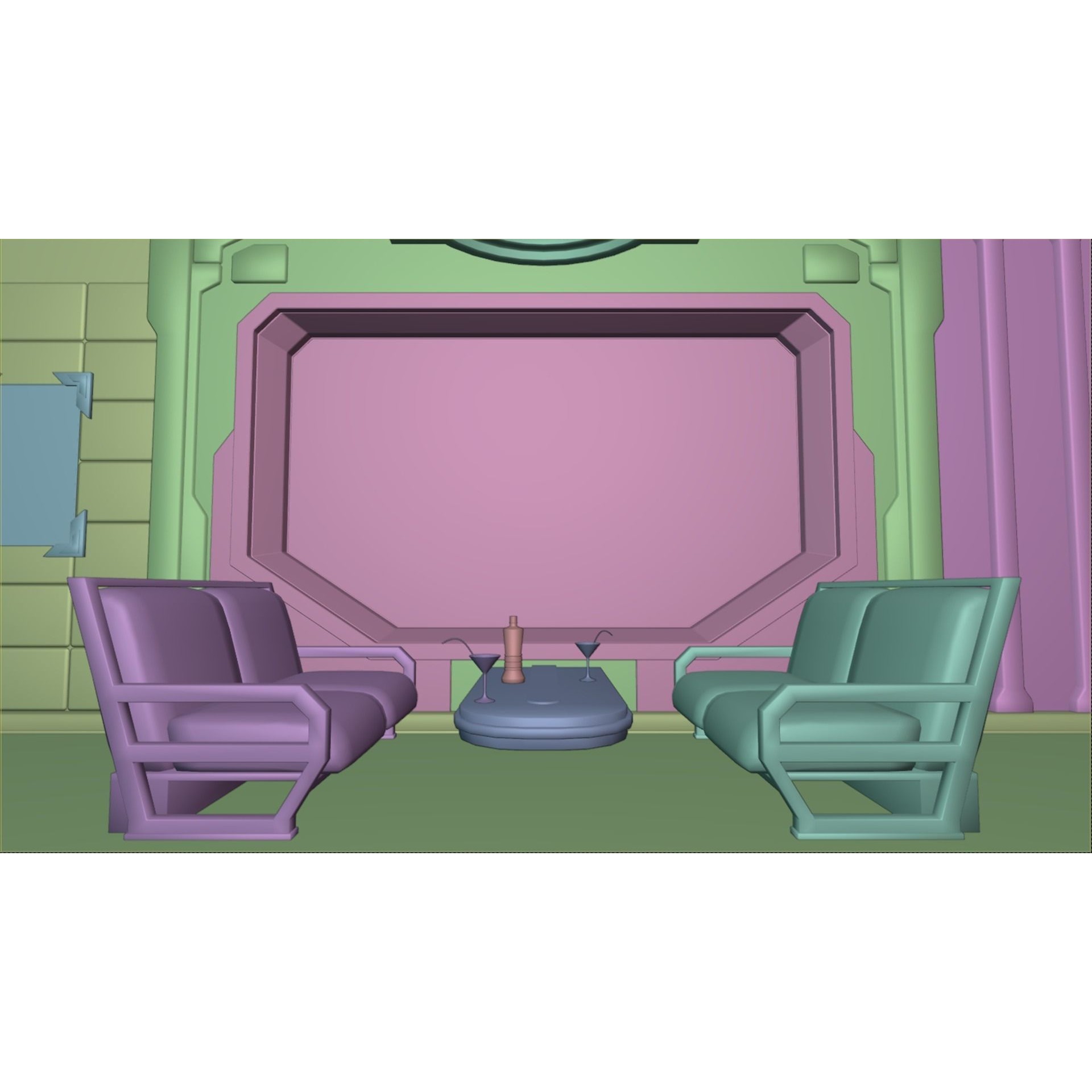 NightClub - Low-Poly Game-Ready 3D Model - View 6