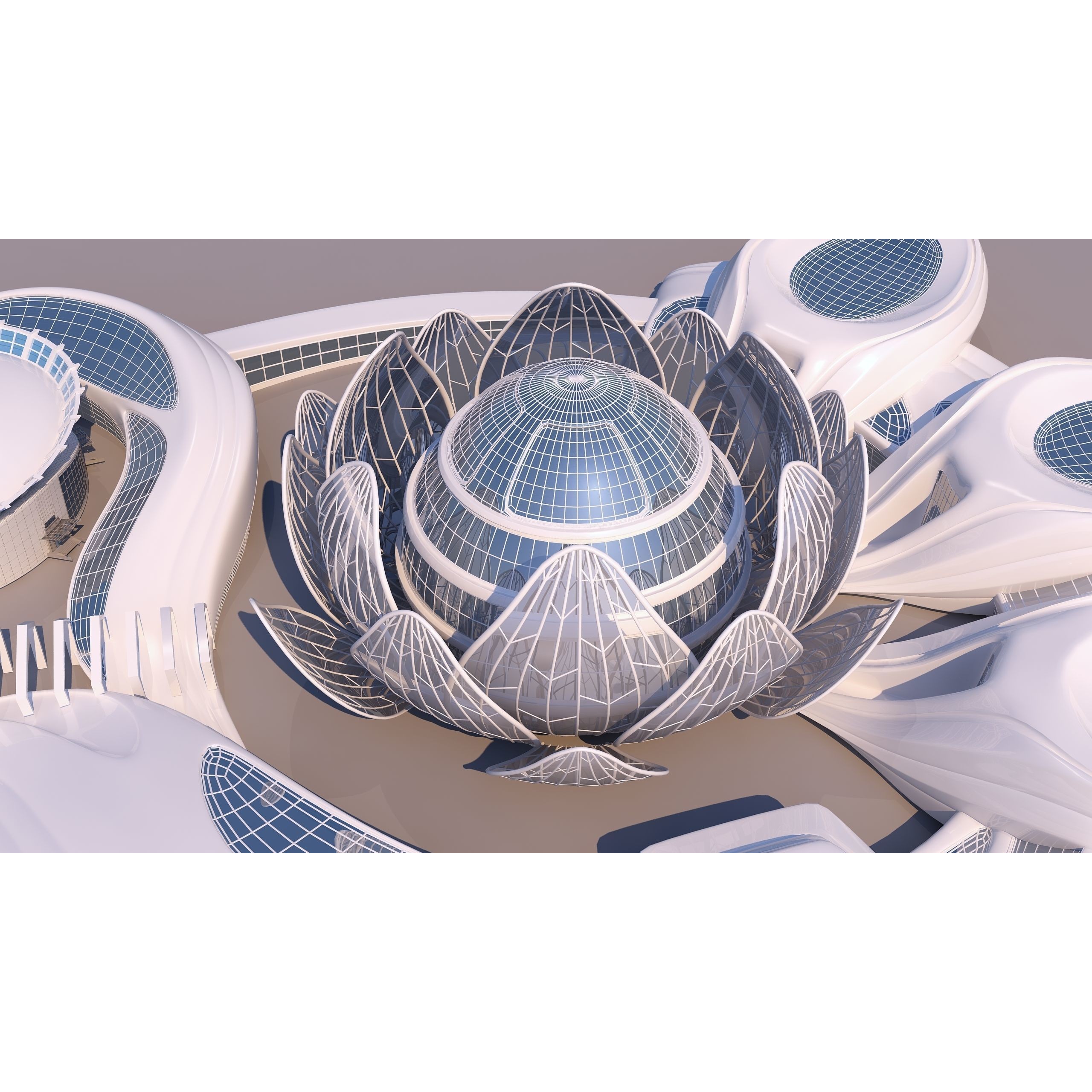 Science Museums Complex Building - 3D Model - View 11