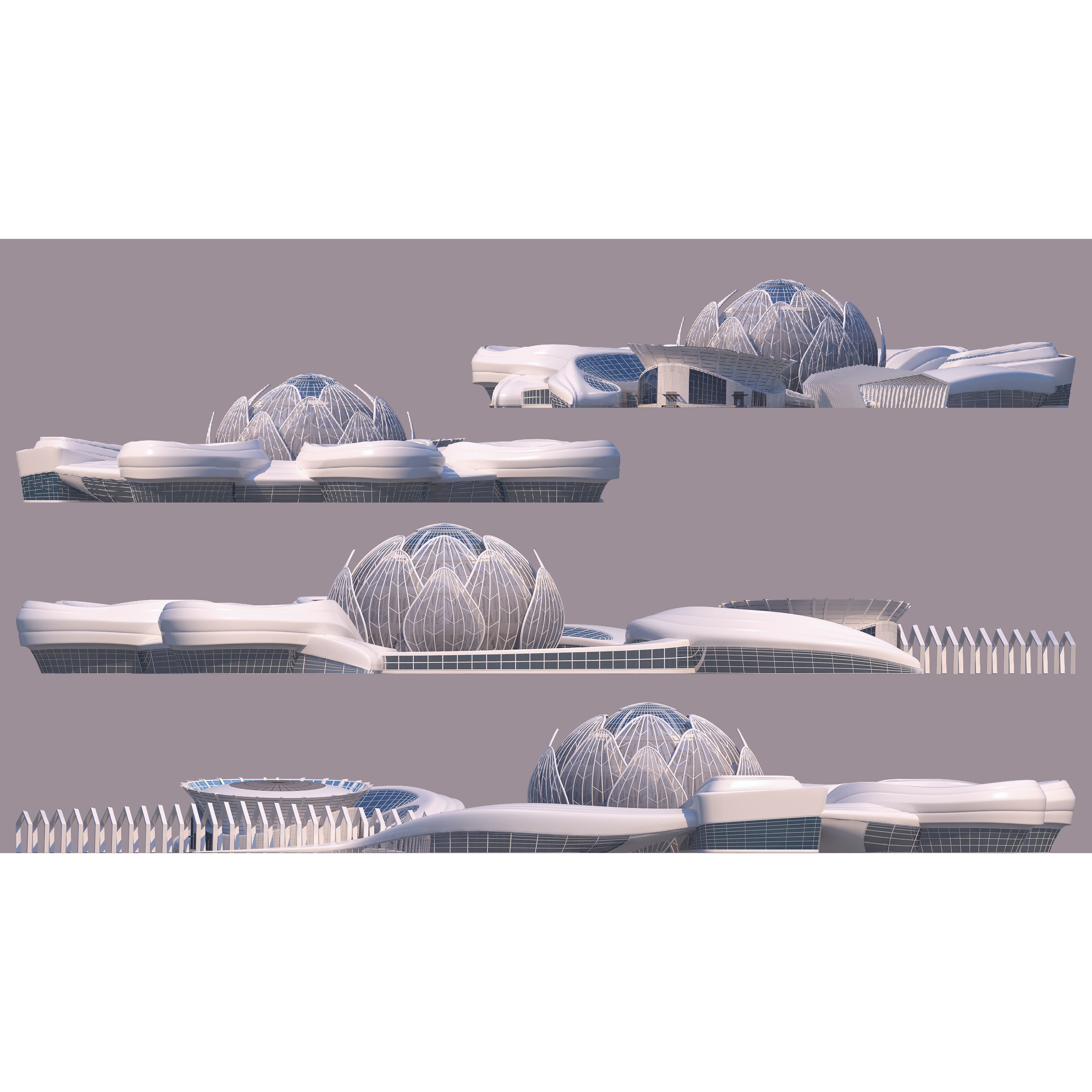 Science Museums Complex Building - 3D Model - View 14