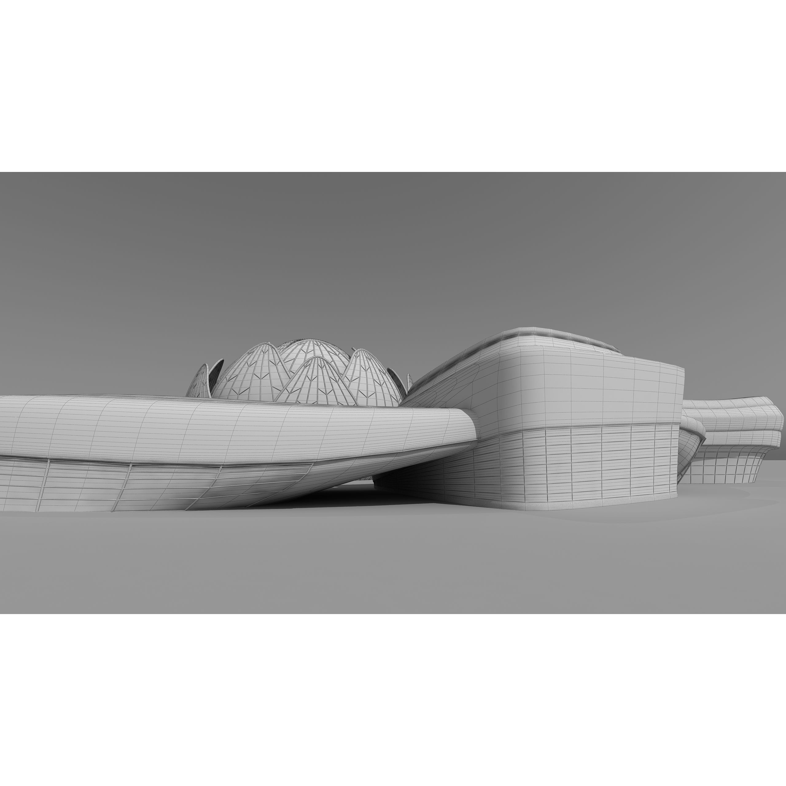 Science Museums Complex Building - 3D Model - View 23